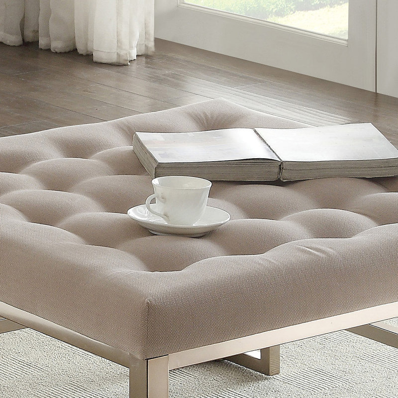 Cocktail Tufted Ottoman