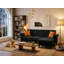 Petoskey 3 Seater Velvet Sofa & Chaise-2112812774
