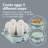 Hamilton Beach® 3-in-1 Egg Cooker with 7 Egg Capacity for Hard-Boiled Eggs, Poached Eggs and Omelets