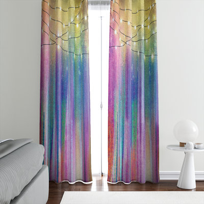 Semi Sheer Curtain Pair