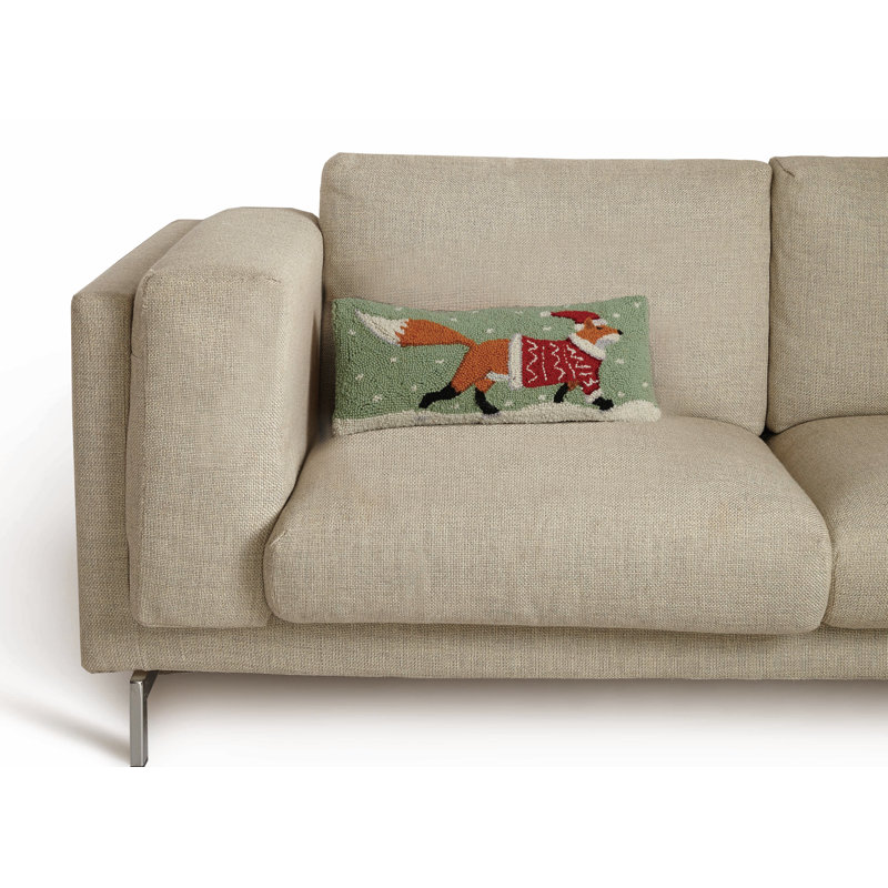 Christmas Animal Print Throw Pillow
