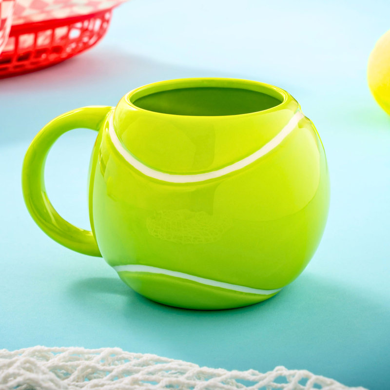 Tasse à balles de golf Godinger, Vert/blanc