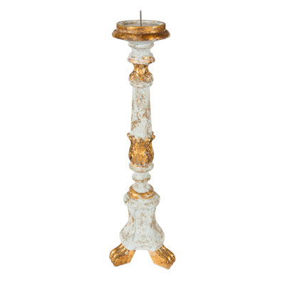 Porte-chandelles en bois Tudor