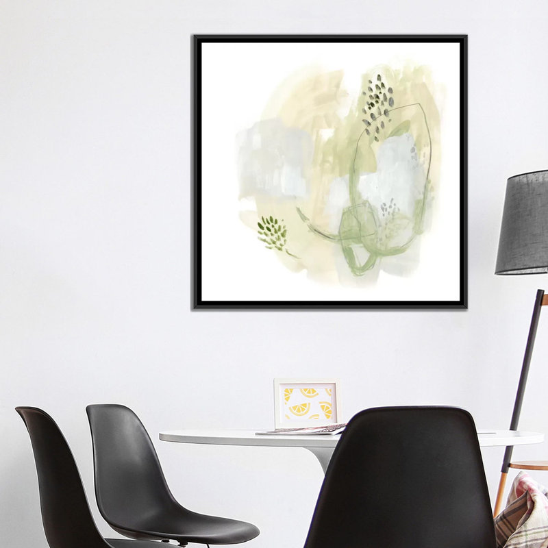 « intermezzo i », reproduction sur toile, H 26 po x l 26 po x P 1,5 po, Toile avec cadre noir, Pas de tapis