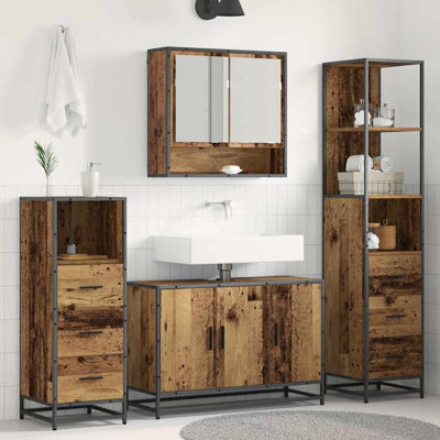 Vanity & Mirror Set