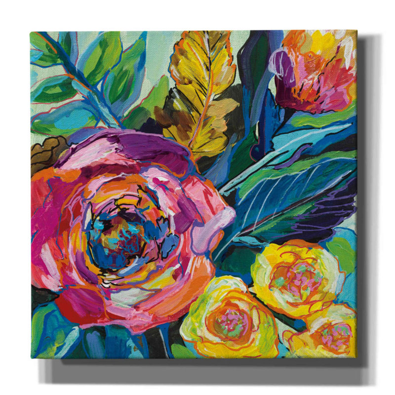 «Pop» par Jeanette Vertentes, art mural sur toile, H 12 po x l 12 po x P 0,75 po