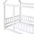 Ashton Floor Wooden Bed With House Roof Frame, Fence Guardrails-457666986-457666989