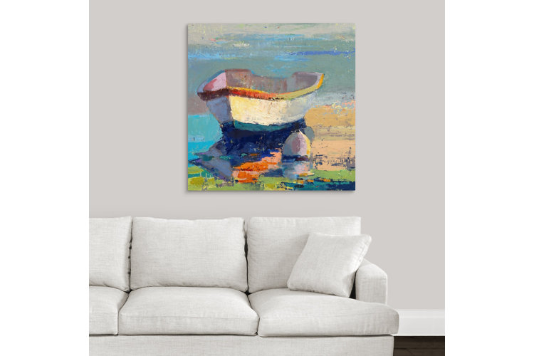 Everdene Bottle Green Boat' Beth A. Forst Painting Print