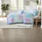 Dreamy Aqua Tie Dye Bedding Sets, Soft Polyester Comfort, Ideal For Home