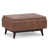Distressed Saddle Brown Faux Leather selected