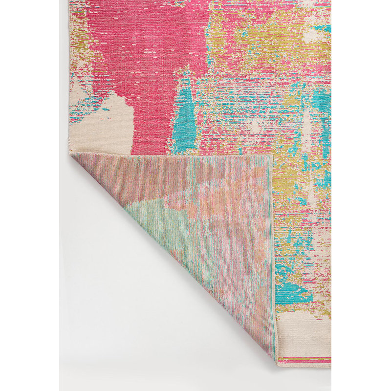 Rapture Abstract Area Rug, Rectangle 6'7" x 8'3"