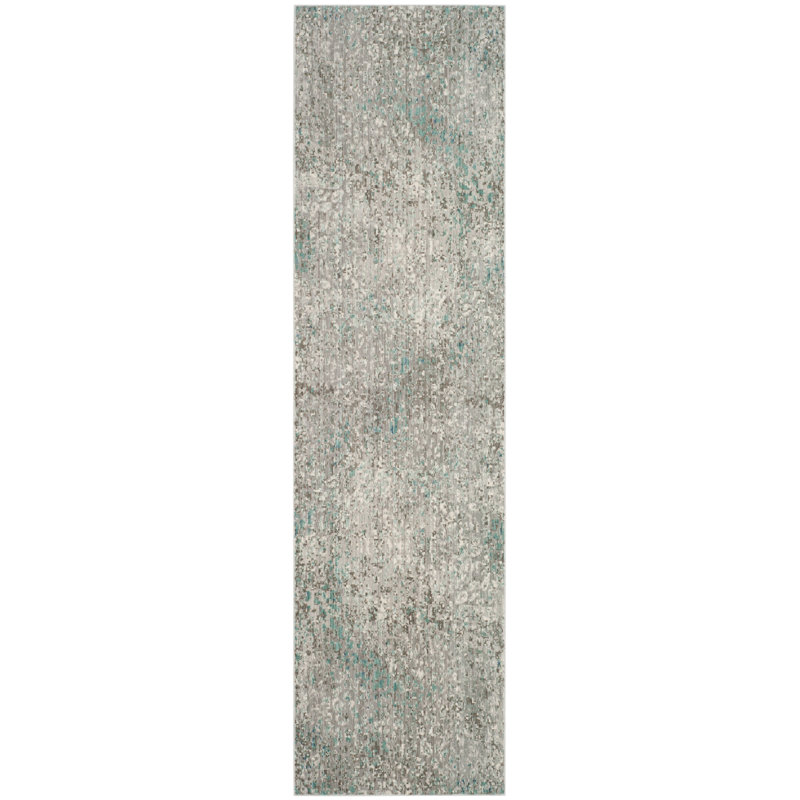 Aubryana Performance Abstract Rug, Runner 2'3" x 8'