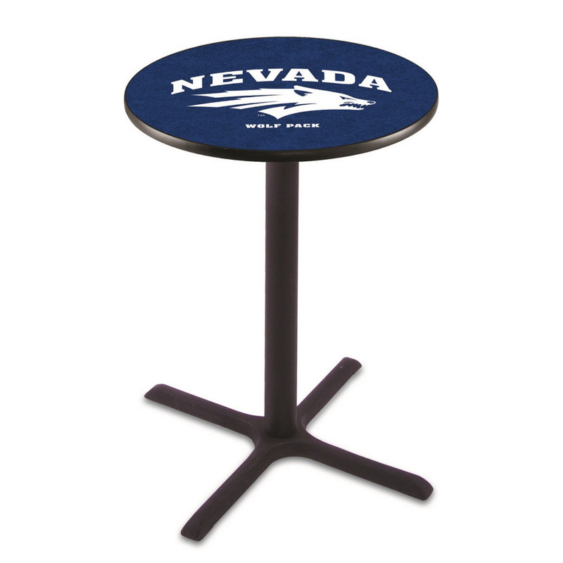 Round Metal Base Dining Table, University of Nevada