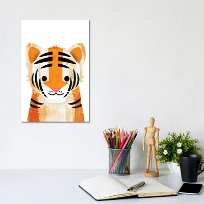 Tiger 1 Piece Wrapped Canvas Painting