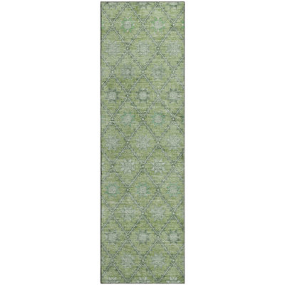 Premium Machine Washable Crestover AMF1858 Lattice Rug