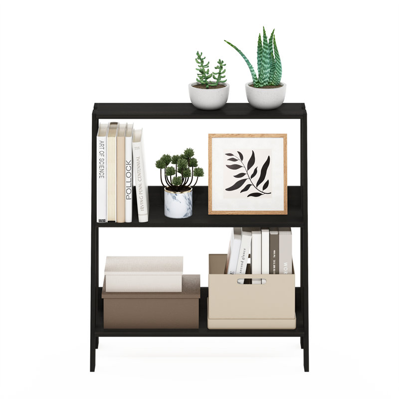 Nelani 59.99cm W Manufactured Wood Shelving Unit, Black