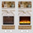 70.87"With Heating Landscape Electric Fireplace-824880150