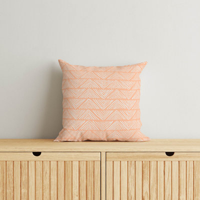 Chev Wave Stripe Throw Pillow