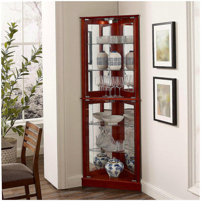 Armoire d'angle Curio