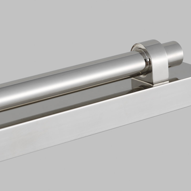 Kal Dimmable LED Wall Mounted Picture Light, Polished Nickel