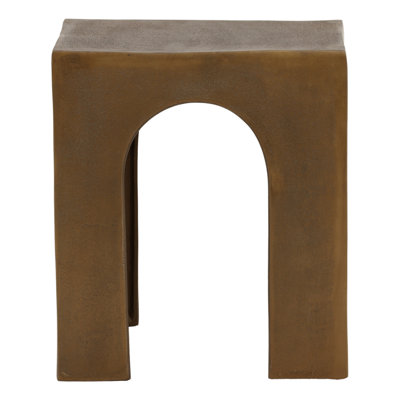 Skelly Side Table Antique Brass