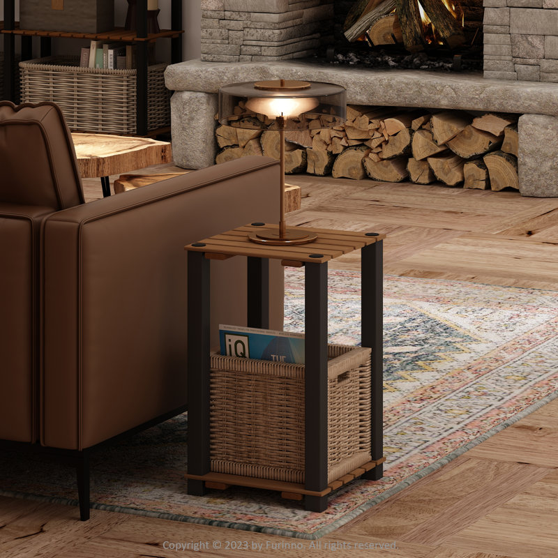 Table de bout en bois massif Waldos