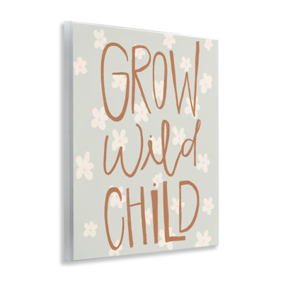 «Grow Wild Child Flowers», plaque murale par Katie Griggs