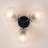 Pritee Glass Semi Flush Mount-505400711