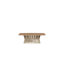 Marielle Estela 98" Rope Pedestal Dining Table, Toffee