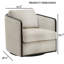 Chaise pivotante 1pc de style contemporain