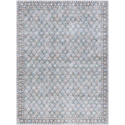Alcaide Washable Oriental Indoor Rug