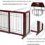 Barrière pour animaux autoportante Erblin