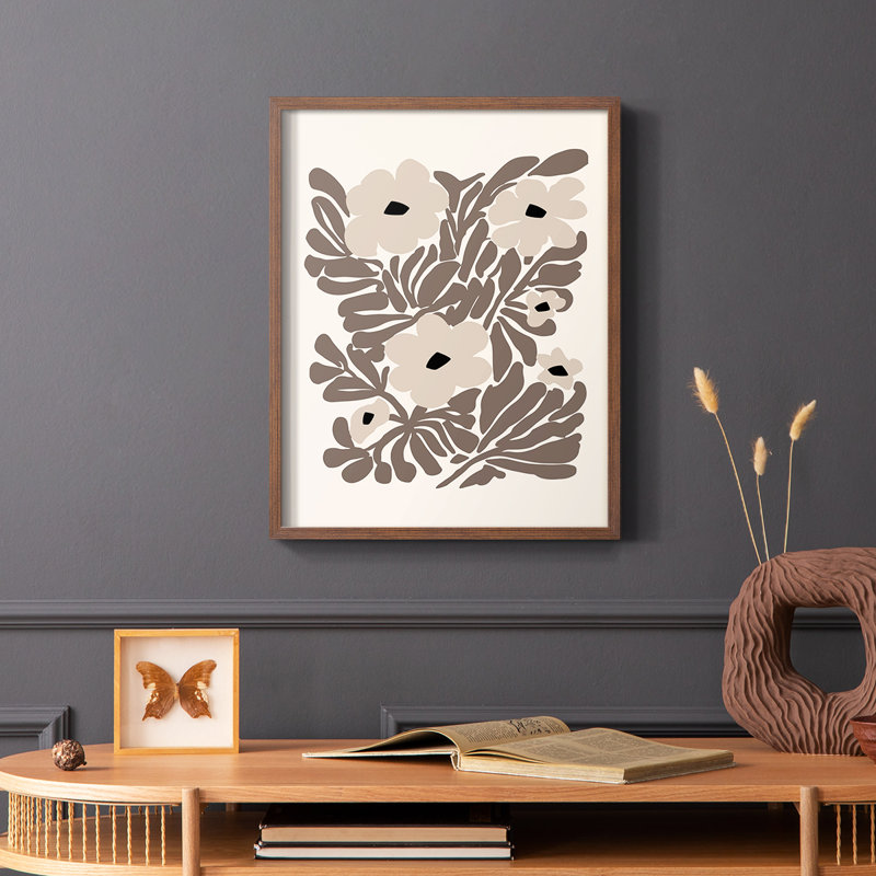 Matisse CC XXXVII, reproduction encadrée - bois massif, H 10 po x l 8 po, Brun