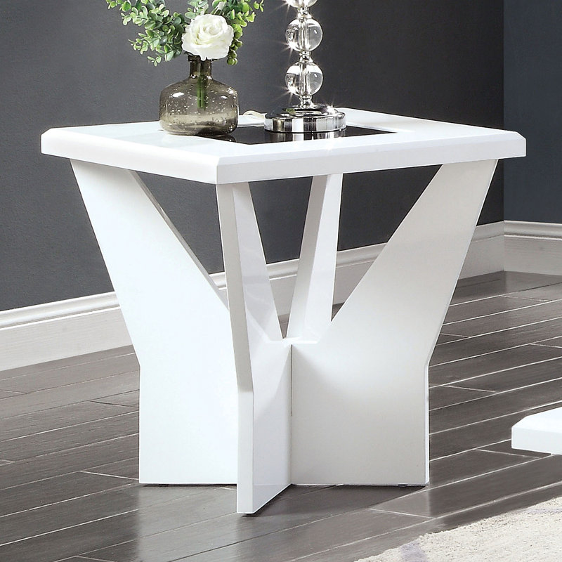 Table de bout blanche 1Pc
