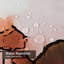 Aquarelle abstraite, vagues colorées, caricature psychédélique «Little Wet» avec 12 crochets-1595932465