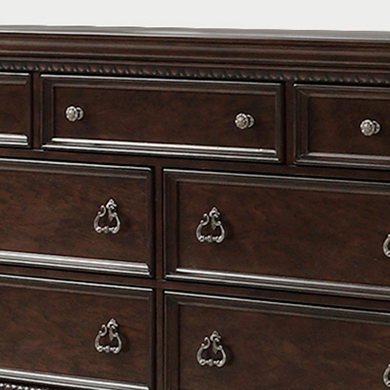 Commode 7 tiroirs en acajou