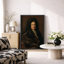 17e siècle, œuvre de Philosophile, photos de portrait d'intellectuel classique, impression sur toile encadrée-123634453-123634450