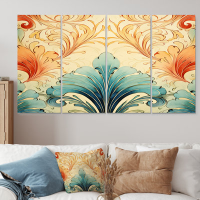 Percival - Flowers Wall Art Decor 4 Piece