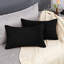  Housse de coussin décoratif en velours côtelé avec motif à rayures - ensemble de 2 - Carré-6537971-6537966