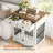 Desiderata 2-Doors Furniture Style Dog Crate with 2 Drawers