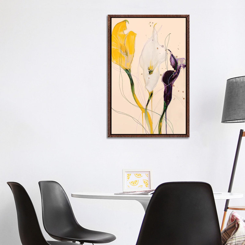 Calla Lily - Blackberry Lemon by Leigh Viner - Gallery-Wrapped Canvas Giclée on Canvas, 101.6 cm H x 66.04 cm W