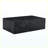 39.3" Black Marble Texture MDF Coffee Table, Luxurious Rectangular Living Room Table