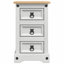 35cm W Solid Wood Bedside Table