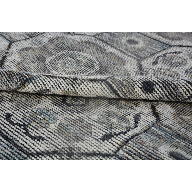 Hand Woven Wool Moroccan Area Rug, Rectangle 8' x 10'