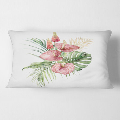 Floral Throw Pillow