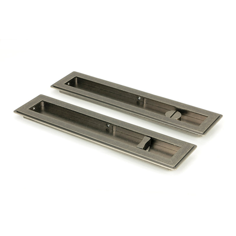Door Accessory, 25cm H x 6cm W x 1.3cm D, Pewter Patina