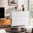 Verdi 7 Drawer 39.3" W Chest of drawer with Wood Top & Fabric Drawer-1852634291