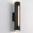 Modern Black Linear LED Outdoor Wall Light
