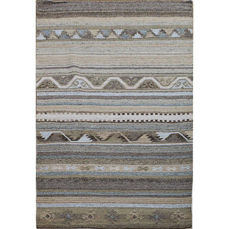 Southwestern Wool Area Rug, Rectangle 155 x 240cm