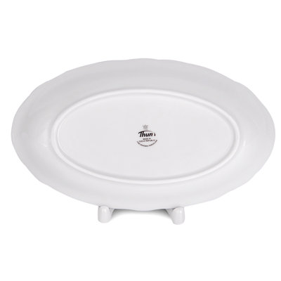 Thun - 1794 Plateau en porcelaine bleu lilas